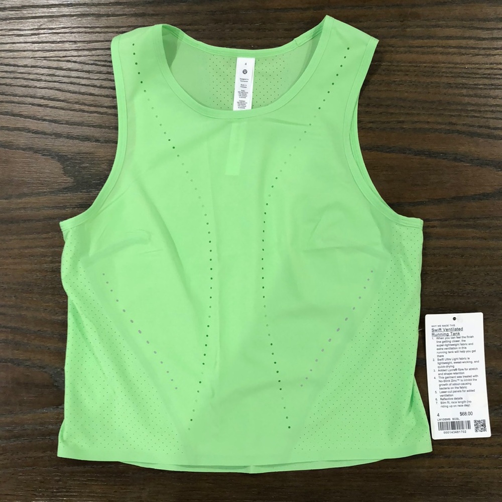 Lululemon Swift Ventilated Running Tank